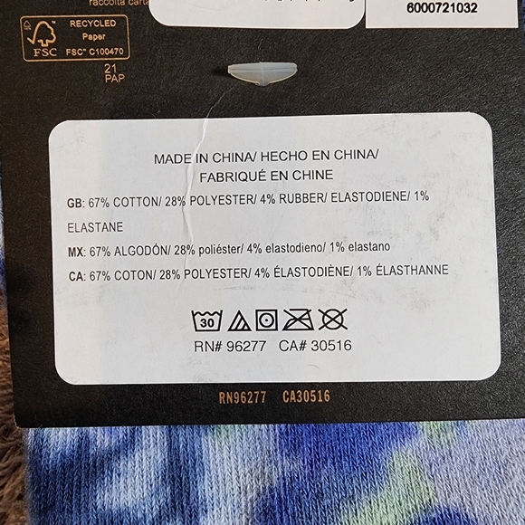 VANS | TIE DYE CREW SOCK NWT - Picture 4 of 6